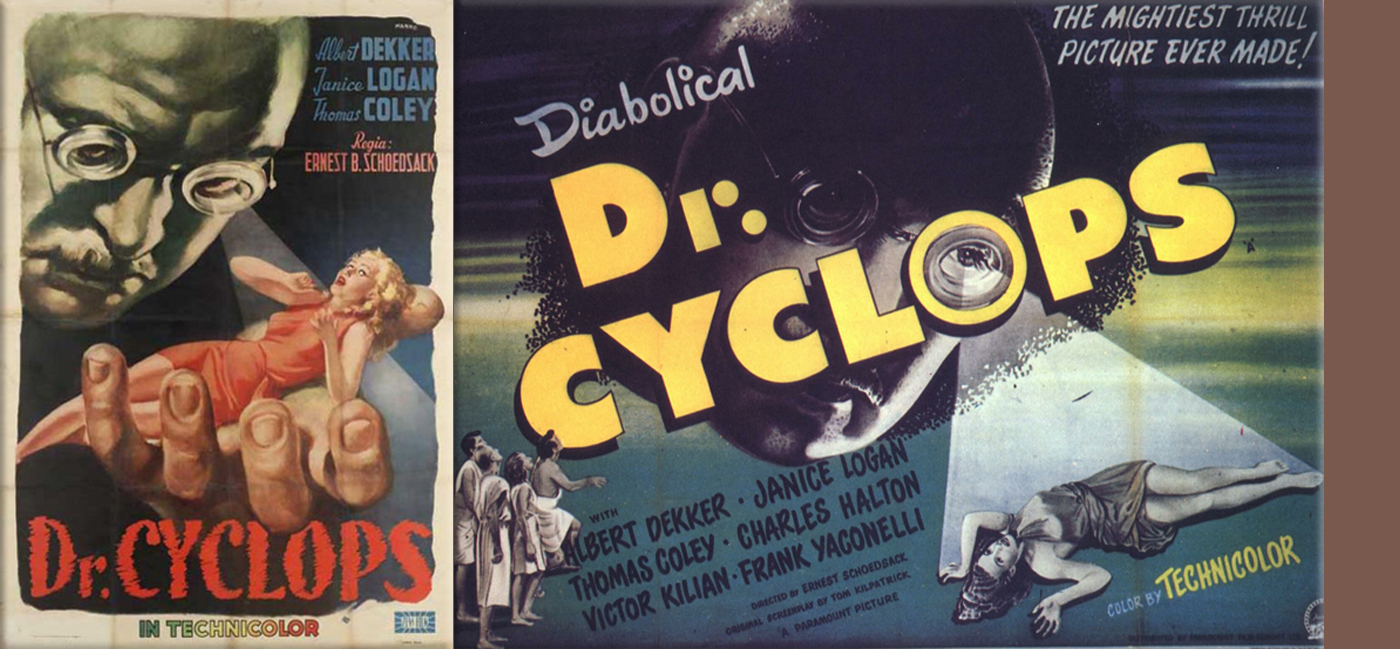Shooting begins on Paramount Pictures' Dr. Cyclops, the first horror film photographed in three-strip Technicolor on June 12th, 1939.