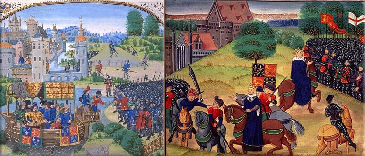 Peasants' Revolt: in England, rebels arrive at Blackheath on June 12th, 1381.