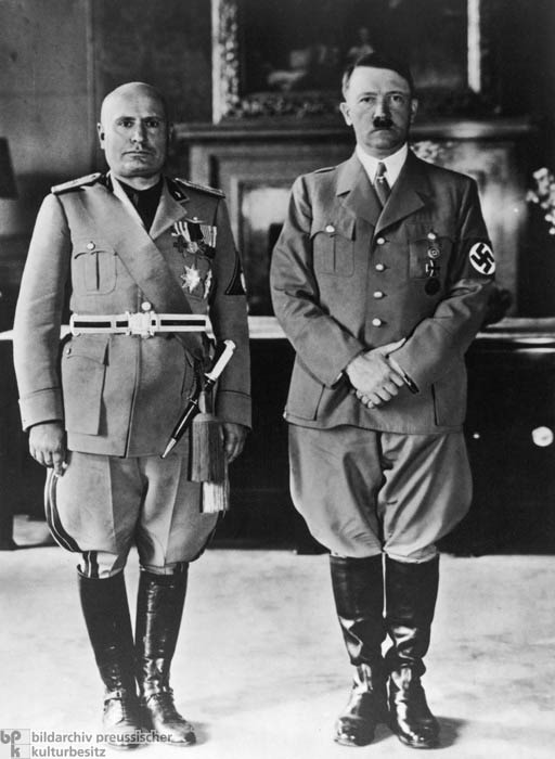 Adolf Hitler and Benito Mussolini meet in Venice, Italy; Mussolini later describes the German dictator as 'a silly little monkey'