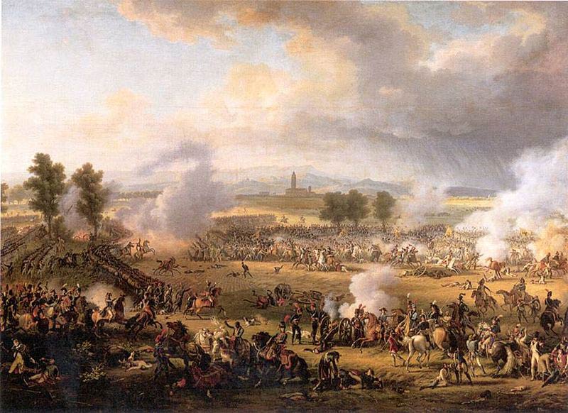 Battle of Marengo: The French Army of First Consul Napoleon Bonaparte defeated the Austrians in Northern Italy and re-conquered Italy