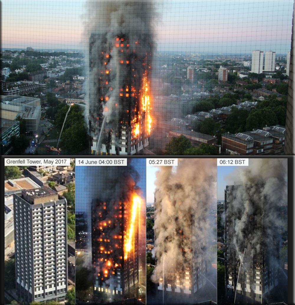 Grenfell Tower fire: London: A fire in a high-rise apartment building in North Kensington leaves at least 80 people dead and another 74 injured.