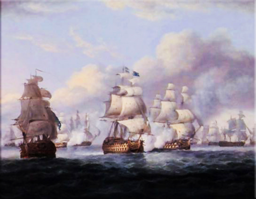 American Revolutionary War: First Battle of Groix otherwise known as Cornwallis's Retreat