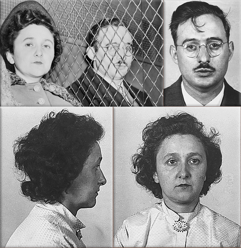 Julius and Ethel Rosenberg: Ethel Greenglass Rosenberg (September 25, 1915 – June 19, 1953) and Julius Rosenberg (May 12, 1918 – June 19, 1953) were American communists who were convicted and executed on June 19, 1953, for conspiracy to commit espionage during a time of war (Their charges were related to the passing of information about the atomic bomb to the Soviet Union)