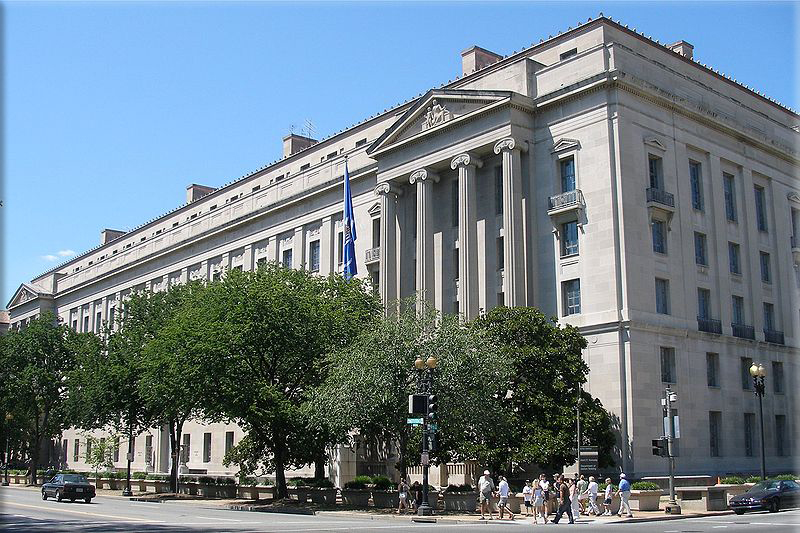 The United States Department of Justice formally comes into existence