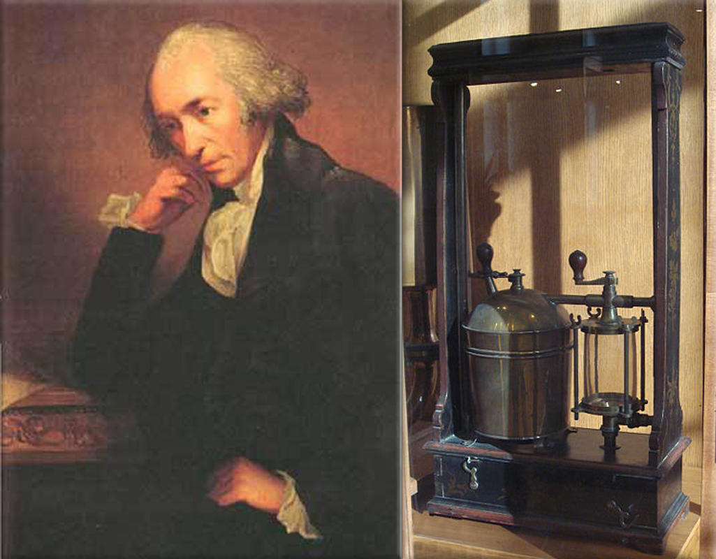 Thomas Savery patents the first steam engine