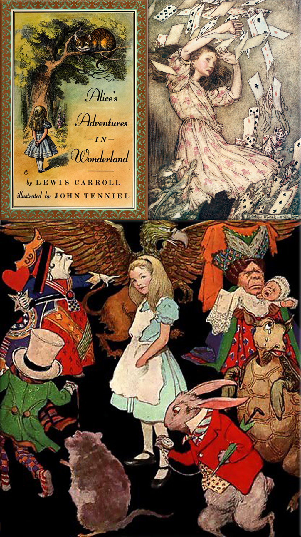 Lewis Carroll tells Alice Liddell a story that would grow into Alice's Adventures in Wonderland and its sequels