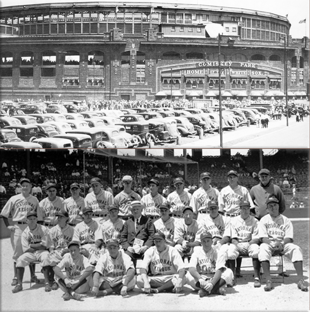 The first Major League Baseball All-Star Game is played in Chicago's Comiskey Park