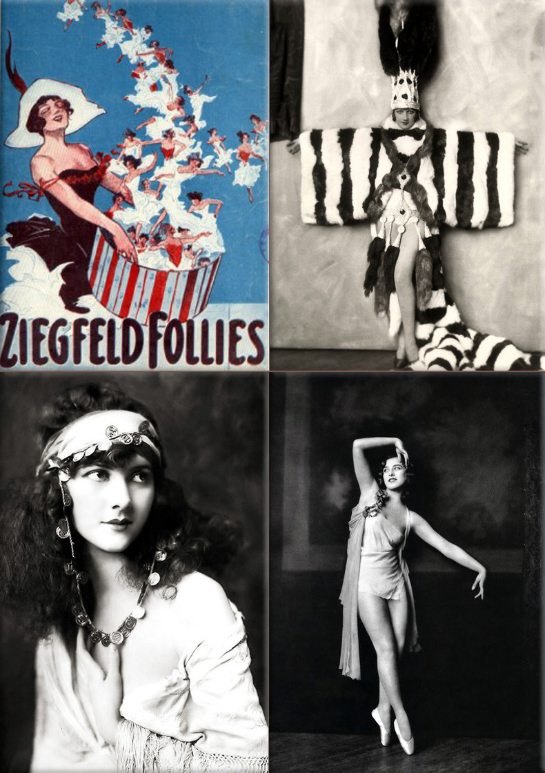 Florenz Ziegfeld staged his first Follies on the roof of the New York Theater in New York City