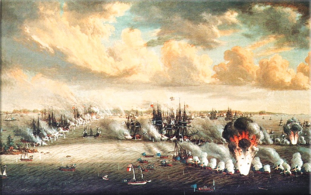 French and Indian War: Battle of Restigouche - British forces defeat French forces in last naval battle in New France
