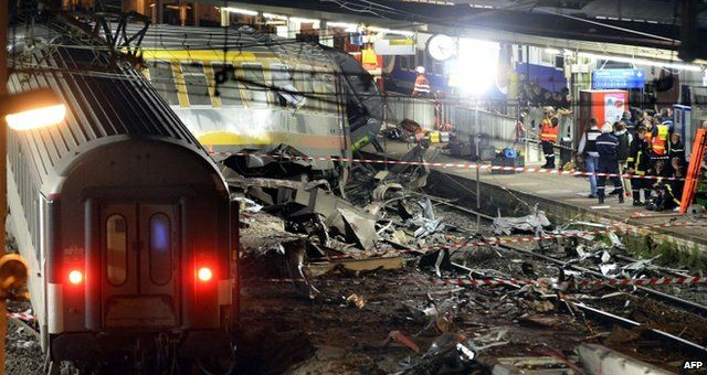Brétigny-sur-Orge train crash: Six people are killed and 200 injured in a French passenger train derailment in Brétigny-sur-Orge.