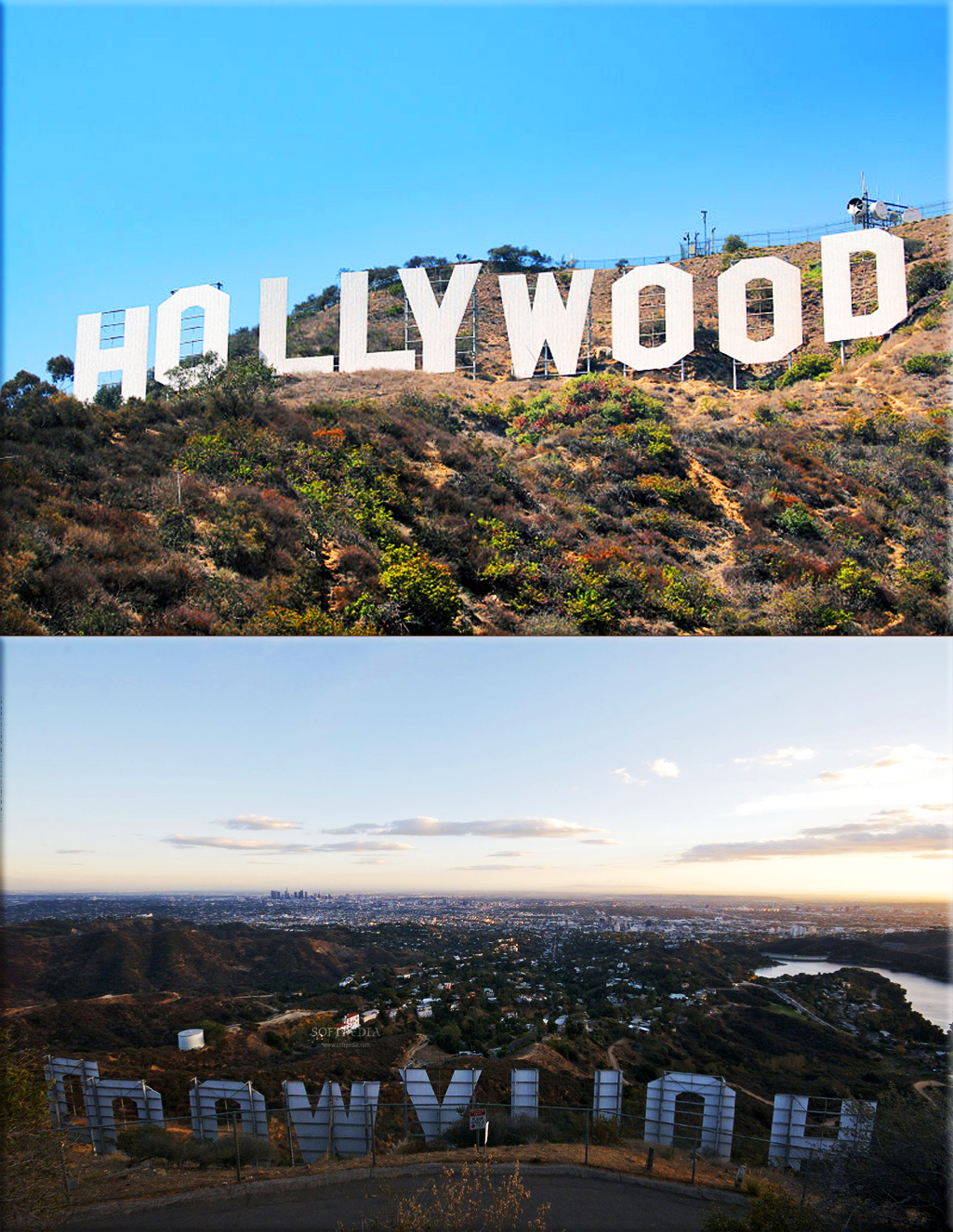 The Hollywood Sign is officially dedicated in the hills above Hollywood, Los Angeles