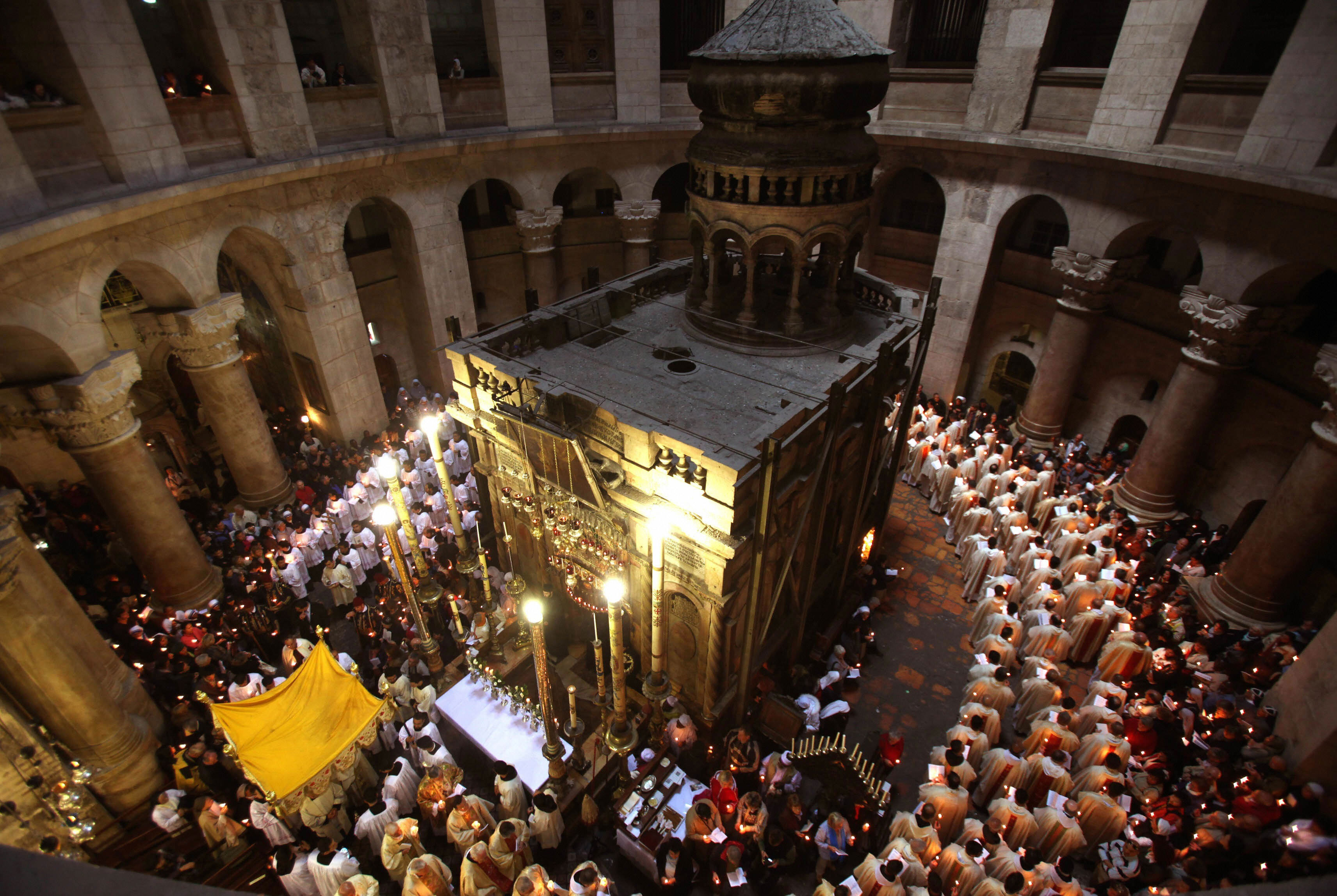  The reconstructed Church of the Holy Sepulchre is consecrated in Jerusalem