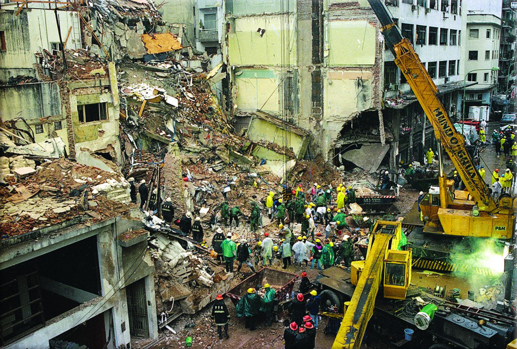 AMIA bombing: The bombing of the Asociación Mutual Israelita Argentina (Argentine Jewish Community Center) in Buenos Aires kills 85 people (mostly Jewish) and injures 300.