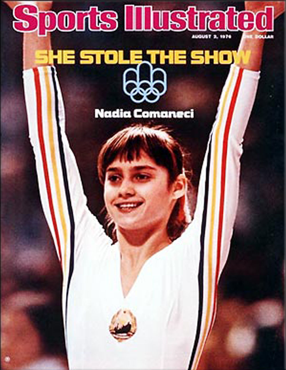 Nadia Comăneci became the first person in Olympic Games history to score a perfect 10 in gymnastics at the 1976 Summer Olympics