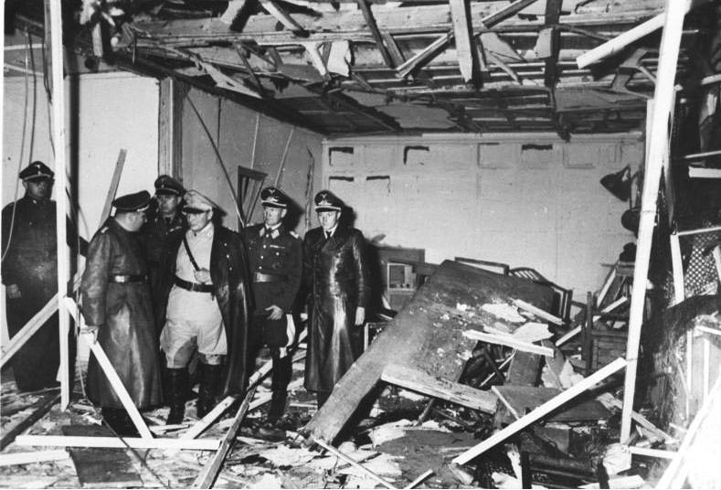 World War II: Adolf Hitler survives an assassination attempt led by German Army Colonel Claus von Stauffenberg