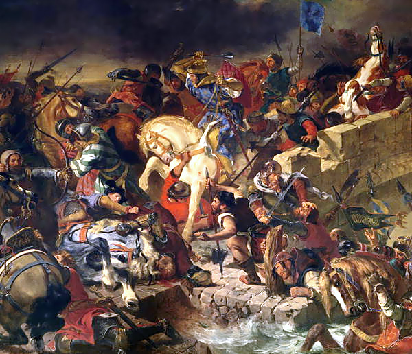 Battle of Taillebourg : Louis IX of France puts an end to the revolt of his vassals Henry III of England and Hugh X of Lusignan