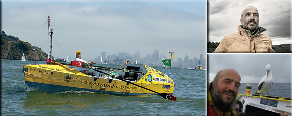 Erden Eruç completes the first solo human-powered circumnavigation of the world.
