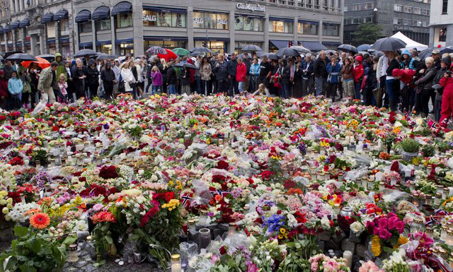 Norway is the victim of twin terror attacks, the first being a bomb blast which targeted government buildings in central Oslo, the second being a massacre at a youth camp on the island of Utøya