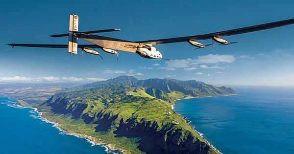 Solar Impulse 2 becomes the first solar-powered aircraft to circumnavigate the Earth.