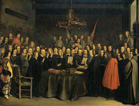Plakkaat van Verlatinghe (Act of Abjuration): the northern Low Countries declare their independence from the Spanish king, Philip II