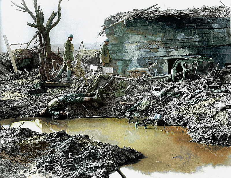 World War I: The Allies reach the Yser Canal at the Battle of Passchendaele
