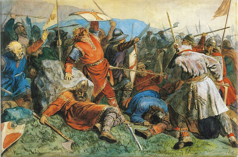 Ladejarl-Fairhair succession wars: Battle of Stiklestad – King Olaf II fights and dies trying to regain his Norwegian throne from the Danes