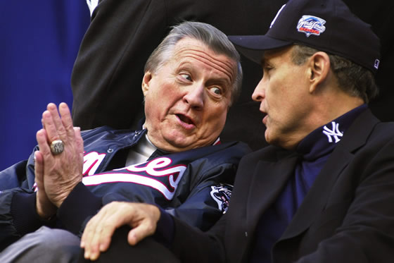 George Steinbrenner is forced by Commissioner Fay Vincent to resign as principal partner of New York Yankees for hiring Howie Spira to 'get dirt' on Dave Winfield