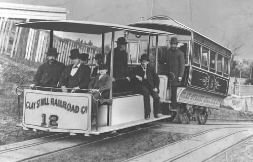 Clay Street Hill Railroad: begins operating the first cable car in San Francisco's famous cable car system