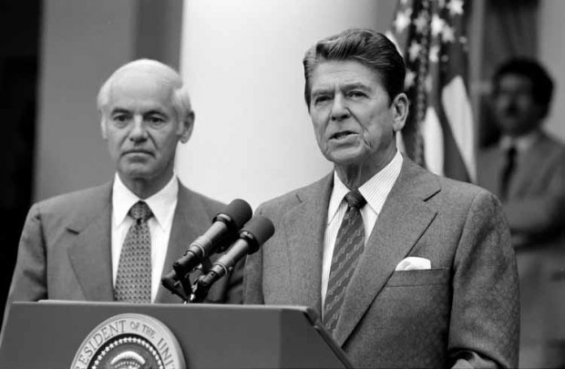 Ronald Reagan fires 11,359 striking air-traffic controllers who ignored his order for them to return to work