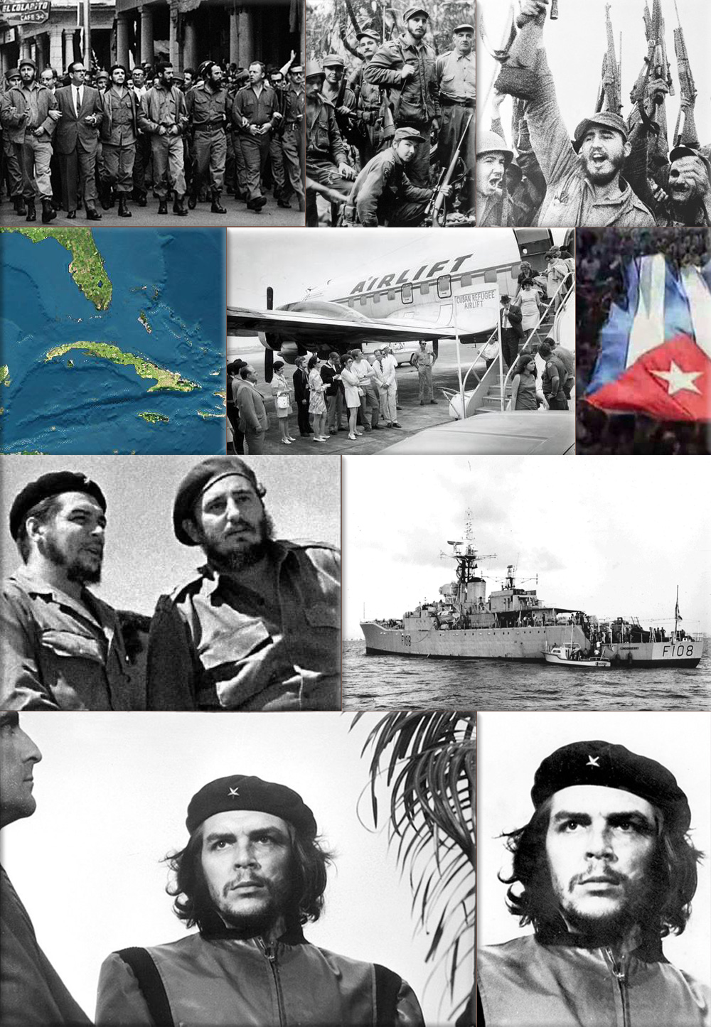 Cuban Revolution Collage
