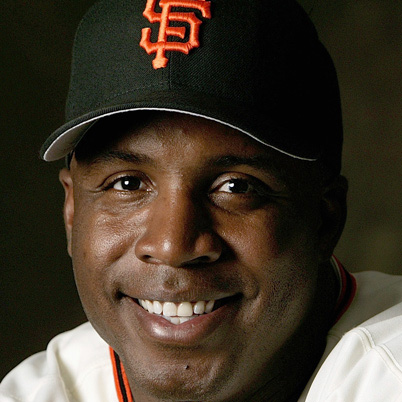 Barry Bonds of the San Francisco Giants breaks baseball great Hank Aaron's record by hitting his 756th home run