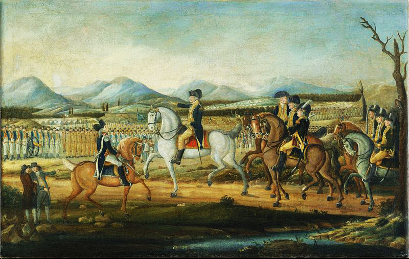 U.S. President George Washington invokes the Militia Law of 1792 to suppress the Whiskey Rebellion in western Pennsylvania