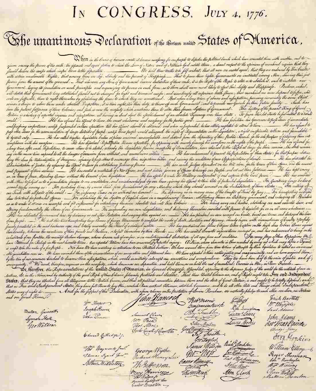 American Revolutionary War: word of the United States Declaration of Independence reaches London