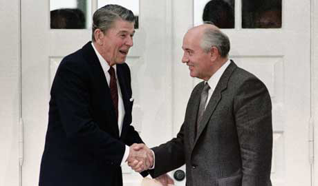 Cold War: U.S. President Ronald Reagan and Soviet leader Mikhail Gorbachev meet in Reykjavík, Iceland, in an effort to continue discussions about scaling back their intermediate missile arsenals in Europe