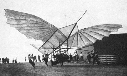The first claimed powered flight, by Gustave Whitehead in his Number 21