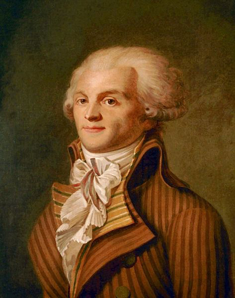 French Revolution: Maximilien Robespierre presents the petition of the Commune of Paris to the Legislative Assembly, which demanded the formation of a revolutionary tribunal