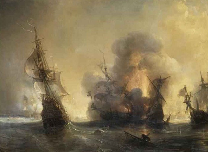 Seven Year's War: Battle of Lagos; Naval battle between Britain and France