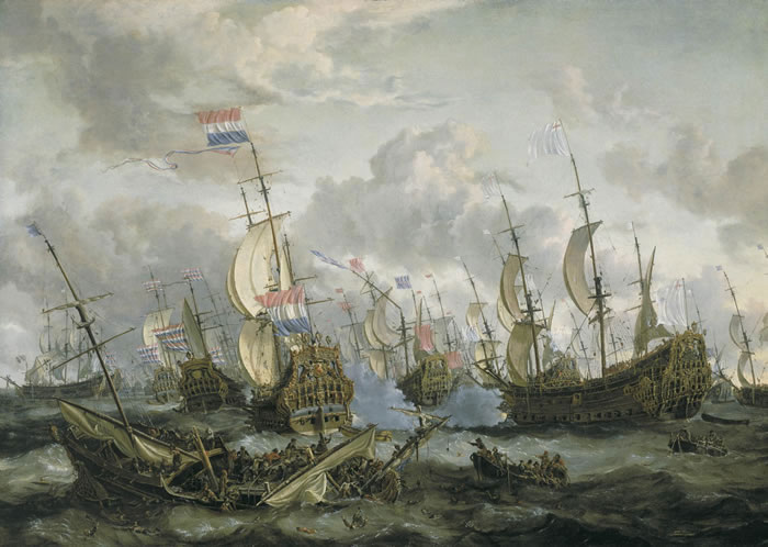 Second Anglo-Dutch War: an act later known as 'Holmes's Bonfire', Rear Admiral Robert Holmes leads a raid on the Dutch island of Terschelling, destroying 150 merchant ships