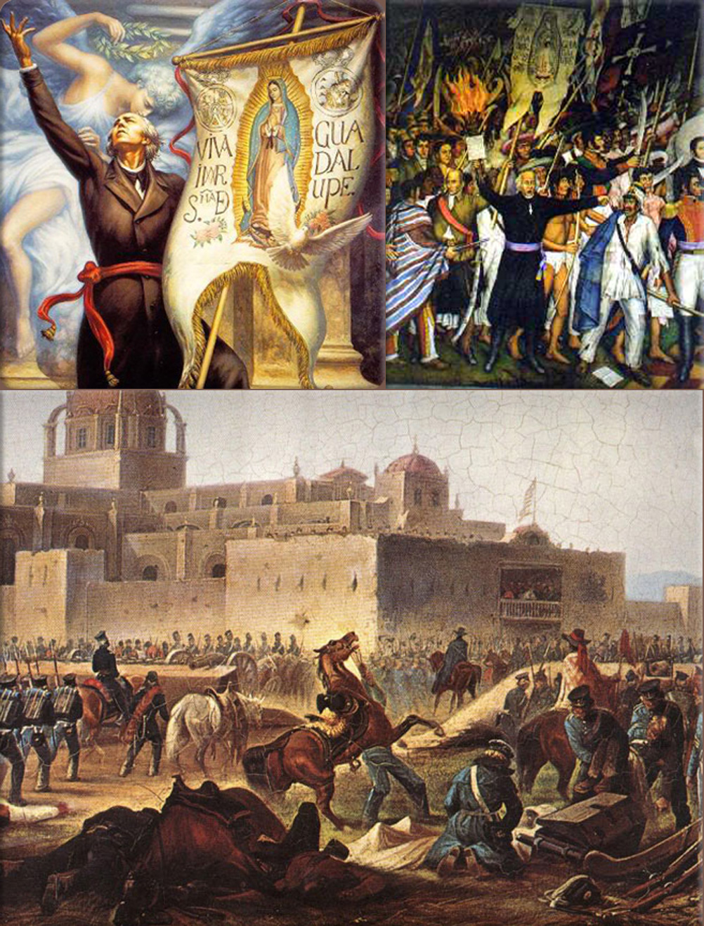 0824 Mexican War Of Independence Collage 