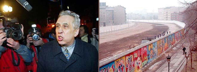 Egon Krenz, the former East German leader, is convicted of a shoot-to-kill policy at the Berlin Wall