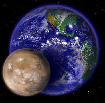 Mars makes its closest approach to Earth in nearly 60,000 years, passing 34,646,418 miles (55,758,005 km) distant