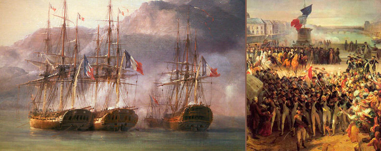 Napoleonic Wars: Battle of Grand Port; The French Navy defeats the British Royal Navy, preventing them from taking the harbour of Grand Port on Île de France