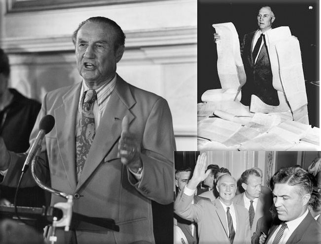 U.S. Senator Strom Thurmond begins a filibuster to prevent the Senate from voting on Civil Rights Act of 1957; he stopped speaking 24 hours and 18 minutes later, the longest filibuster ever conducted by a single Senator