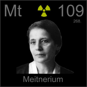 The synthetic chemical element Meitnerium, atomic number 109, is first synthesized at the Gesellschaft für Schwerionenforschung in Darmstadt, Germany