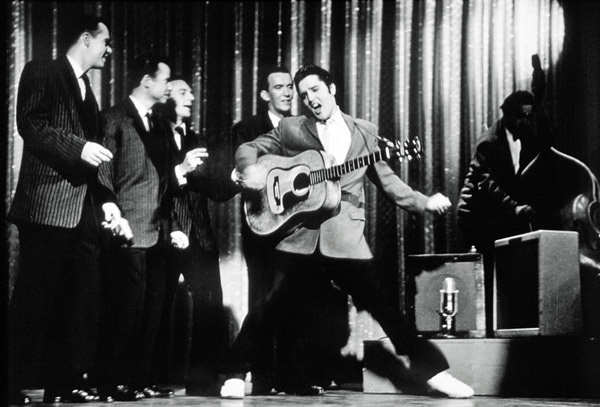Elvis Presley appears on The Ed Sullivan Show for the first time