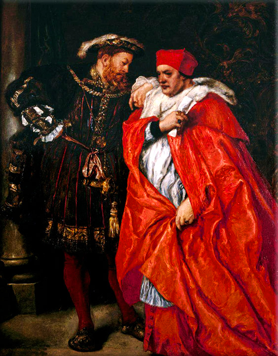 Thomas Wolsey is invested as a Cardinal