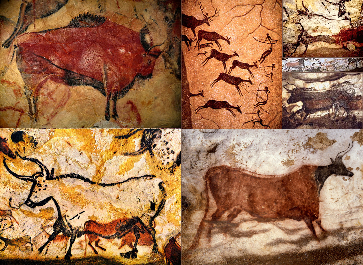 Cave paintings are discovered in Lascaux, France.