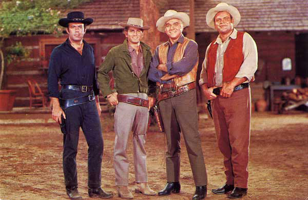 Premiere of Bonanza, the first regularly scheduled TV program presented in color