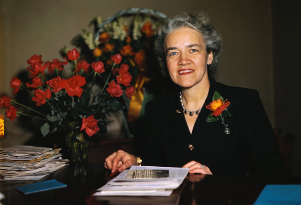Margaret Chase Smith is elected senator, and becomes the first woman to serve in both the U.S. House of Representatives and the United States Senate