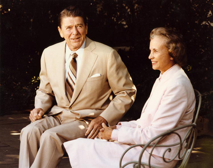 Sandra Day O'Connor becomes the 102nd person sworn in as an Associate Justice of the Supreme Court of the United States and the first woman to hold the office